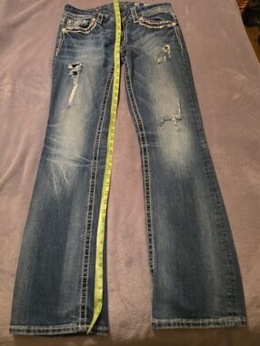Miss Me Distressed Bootcut Jeans - 28
